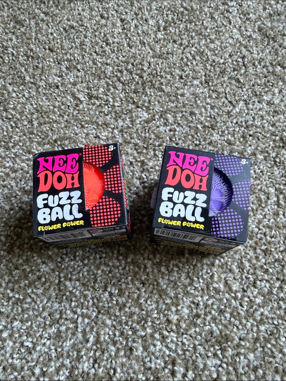 NeeDoh Fuzz Ball “Flower Power” Bundle